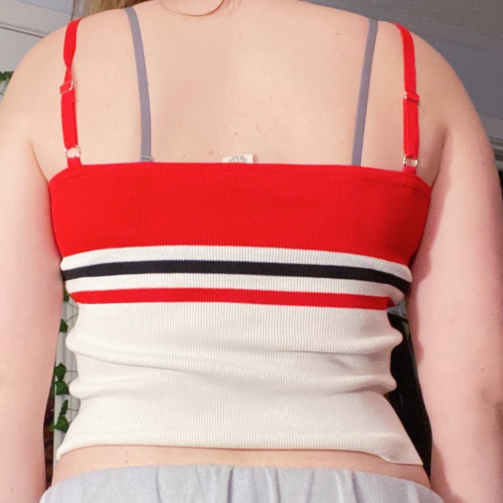 Red Striped Tank - Picture 2 of 3